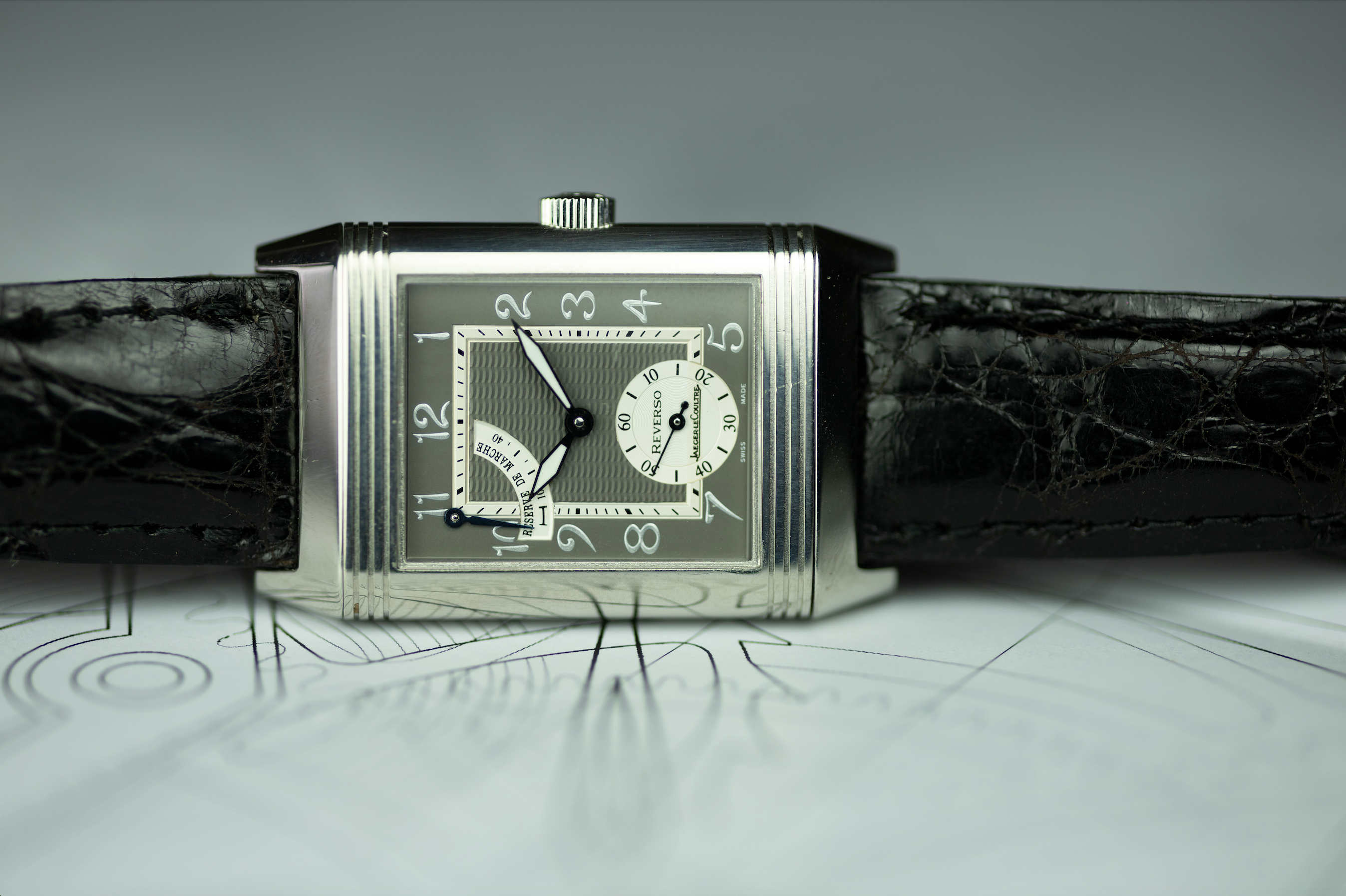 Jaeger-LeCoultre "Reverso Grand Taille Platinum"